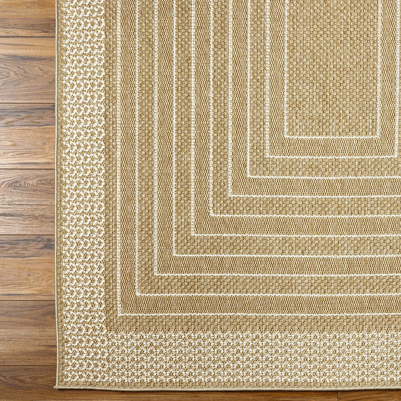 Mopsa Tan Outdoor Area Rug - Clearance by Boutique Rugs