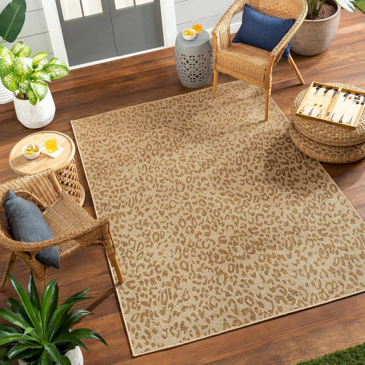 Prem Flatweave Faux Jute Outdoor Rug by Boutique Rugs