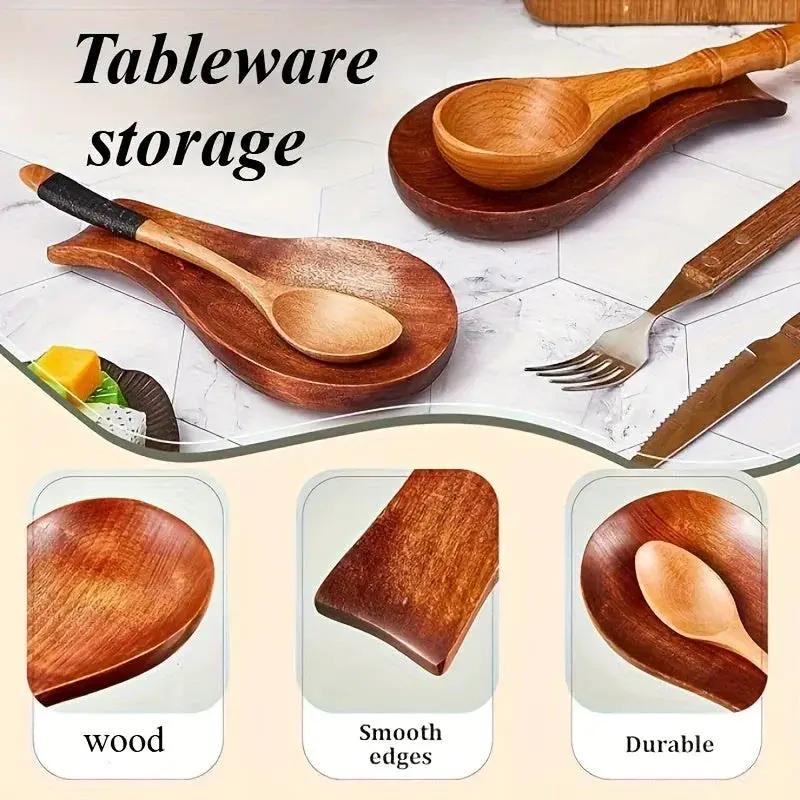 Spoon Holder - Modern Wooden Small by House Of Avana