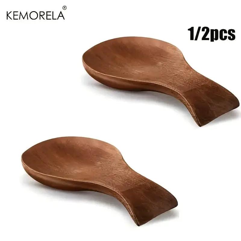 Spoon Rest - Rustic Wooden Brown by House Of Avana