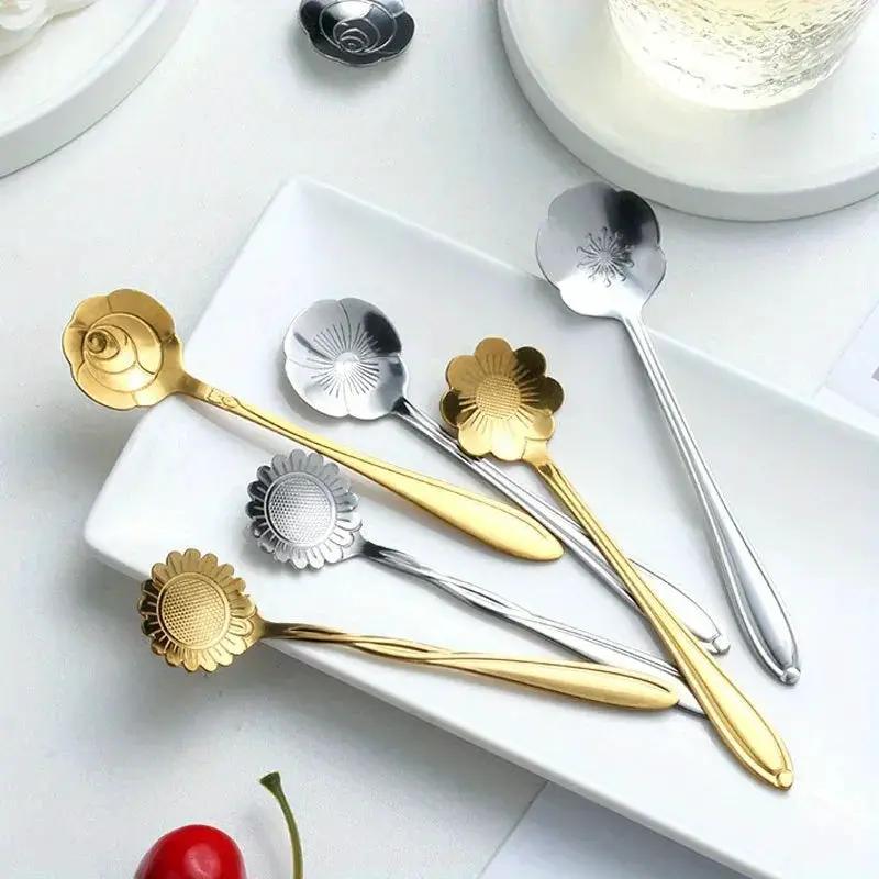 Spoon Set - Stainless Steel Small by House Of Avana