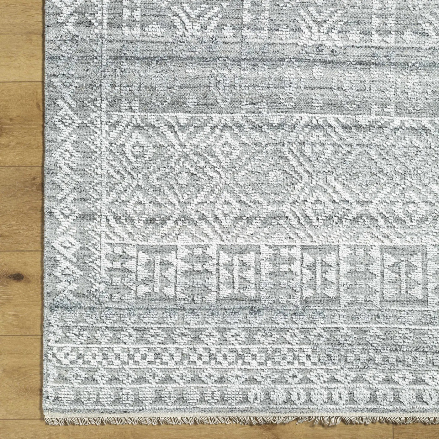 Gray Kazi Area Rug - Clearance by Boutique Rugs