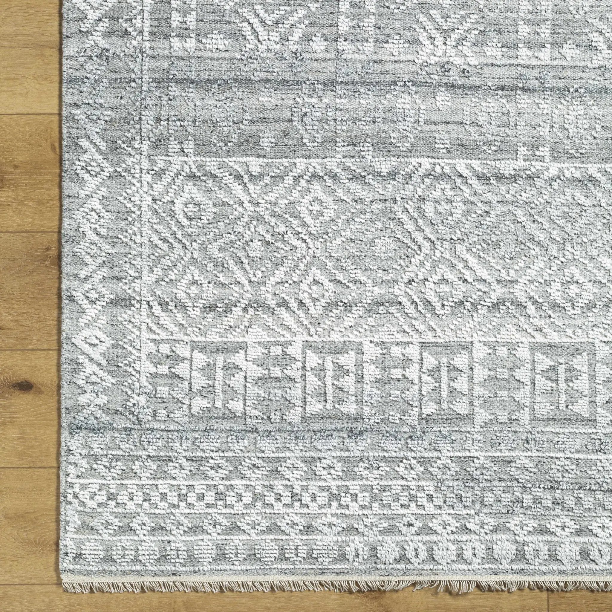 Gray Kazi Area Rug - Clearance by Boutique Rugs