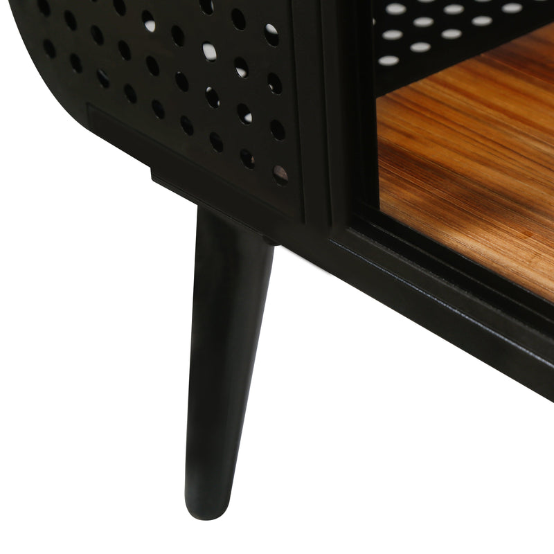 Modern Spacious Cat House with Fir Wood and Iron Frame - Black & Brown, photo 14 of 14