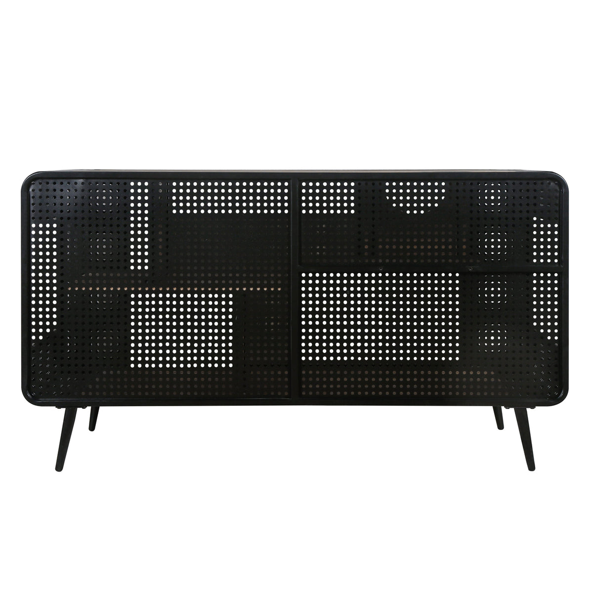 Modern Spacious Cat House with Fir Wood and Iron Frame - Black & Brown, photo 7 of 14