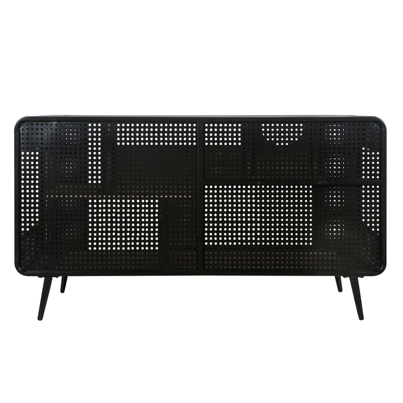 Modern Spacious Cat House with Fir Wood and Iron Frame - Black & Brown, photo 7 of 14