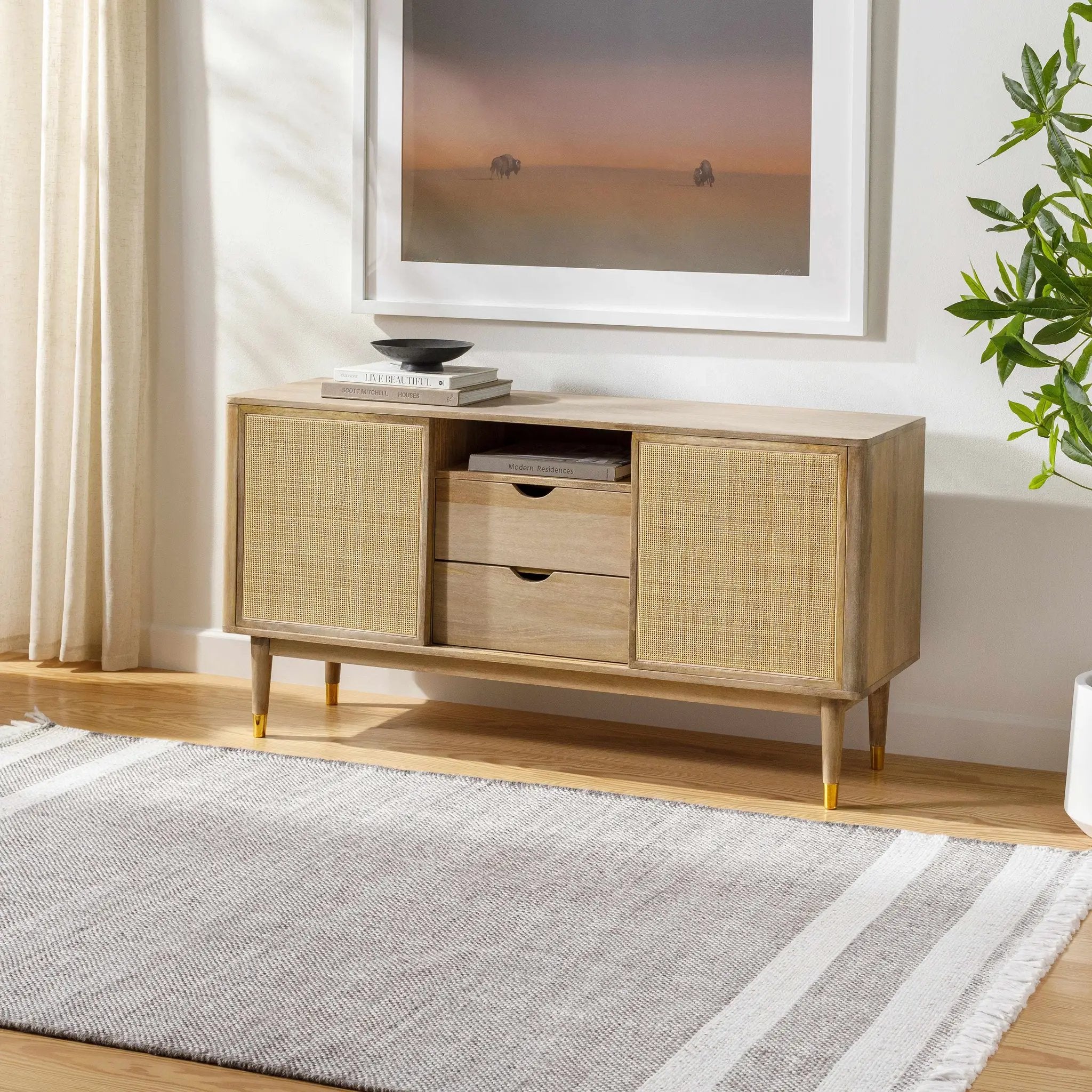 Loic Light Brown Area Rug - Clearance by Boutique Rugs