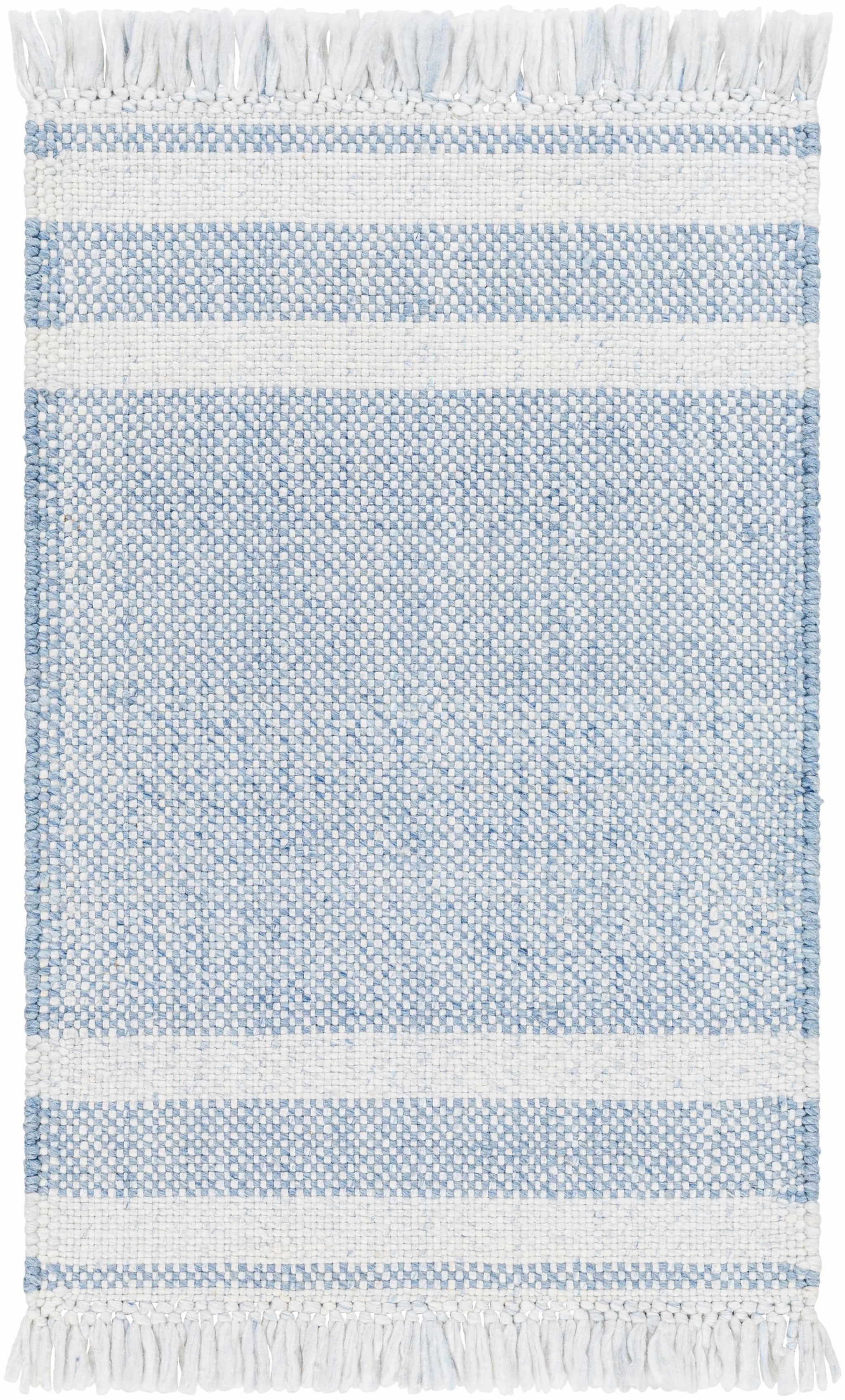 Loic Silver Blue Area Rug by Boutique Rugs