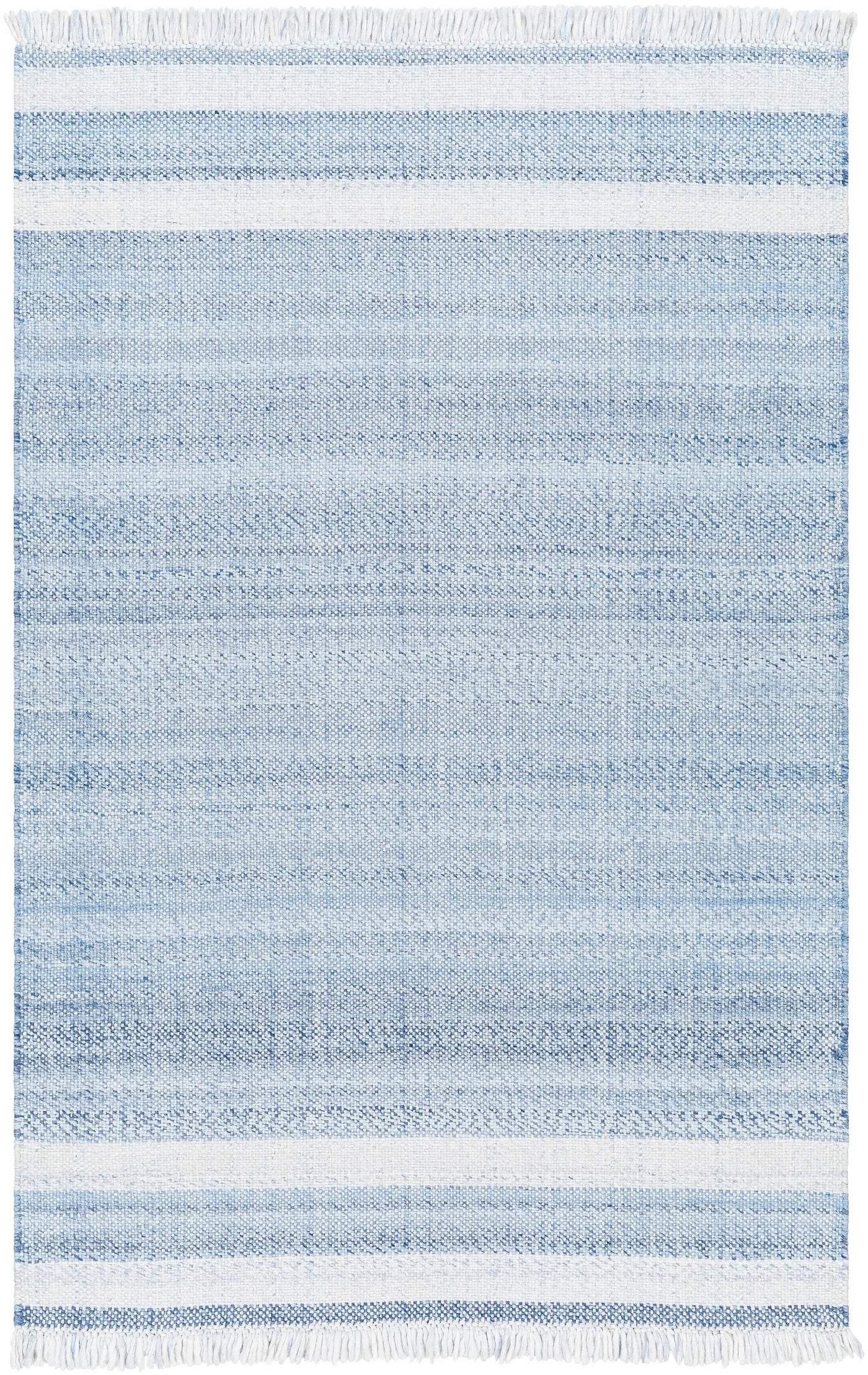 Loic Silver Blue Area Rug by Boutique Rugs