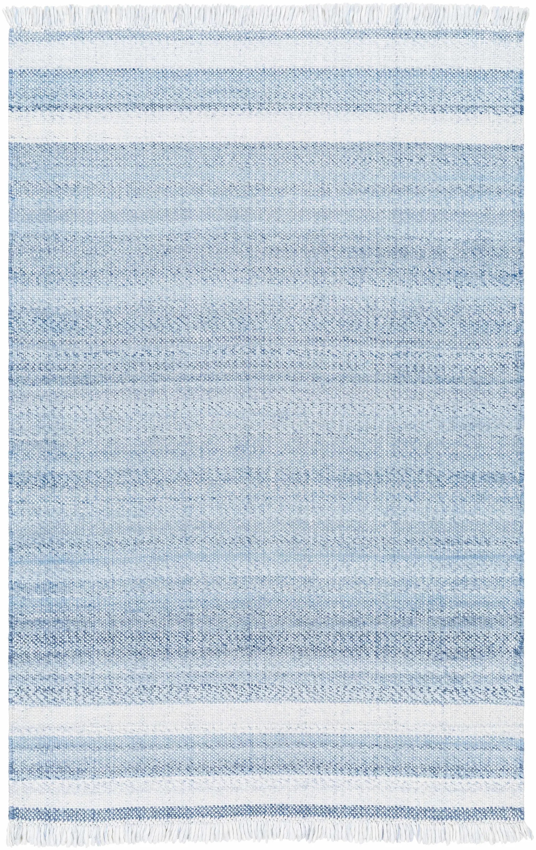 Loic Silver Blue Area Rug by Boutique Rugs