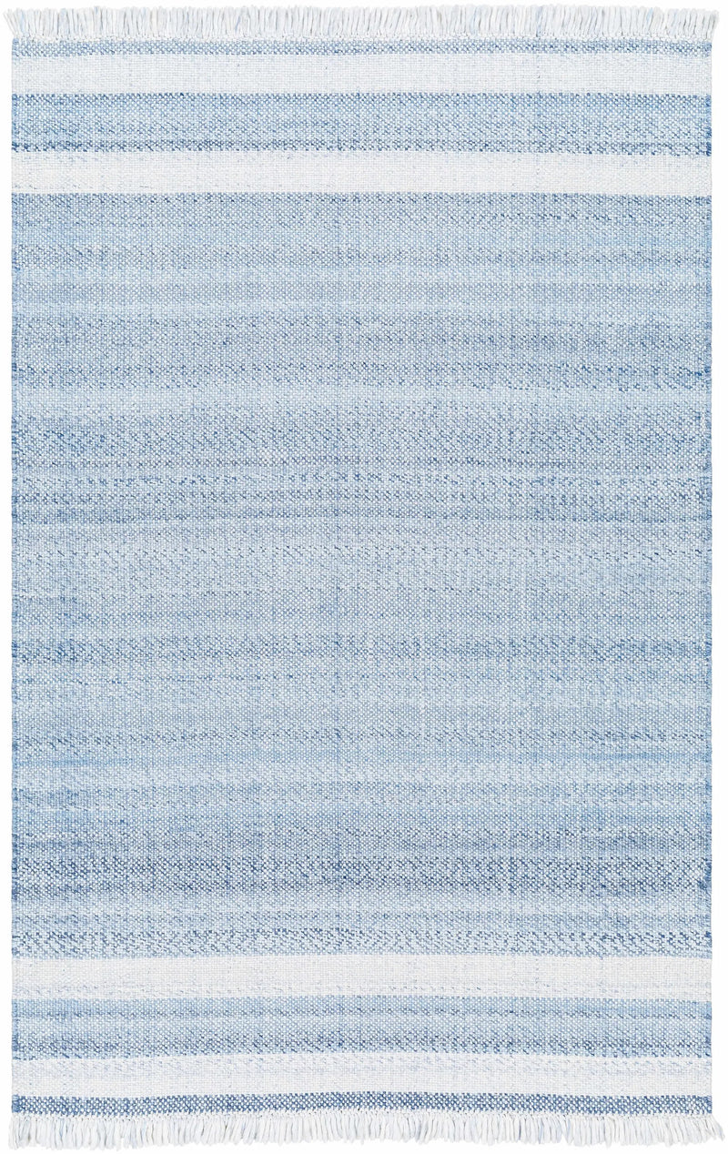 Loic Silver Blue Area Rug by Boutique Rugs