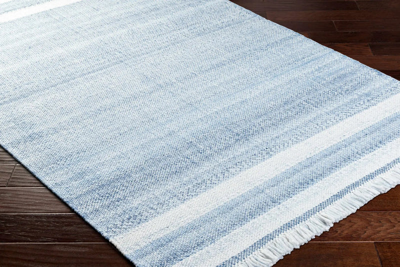 Loic Silver Blue Area Rug by Boutique Rugs