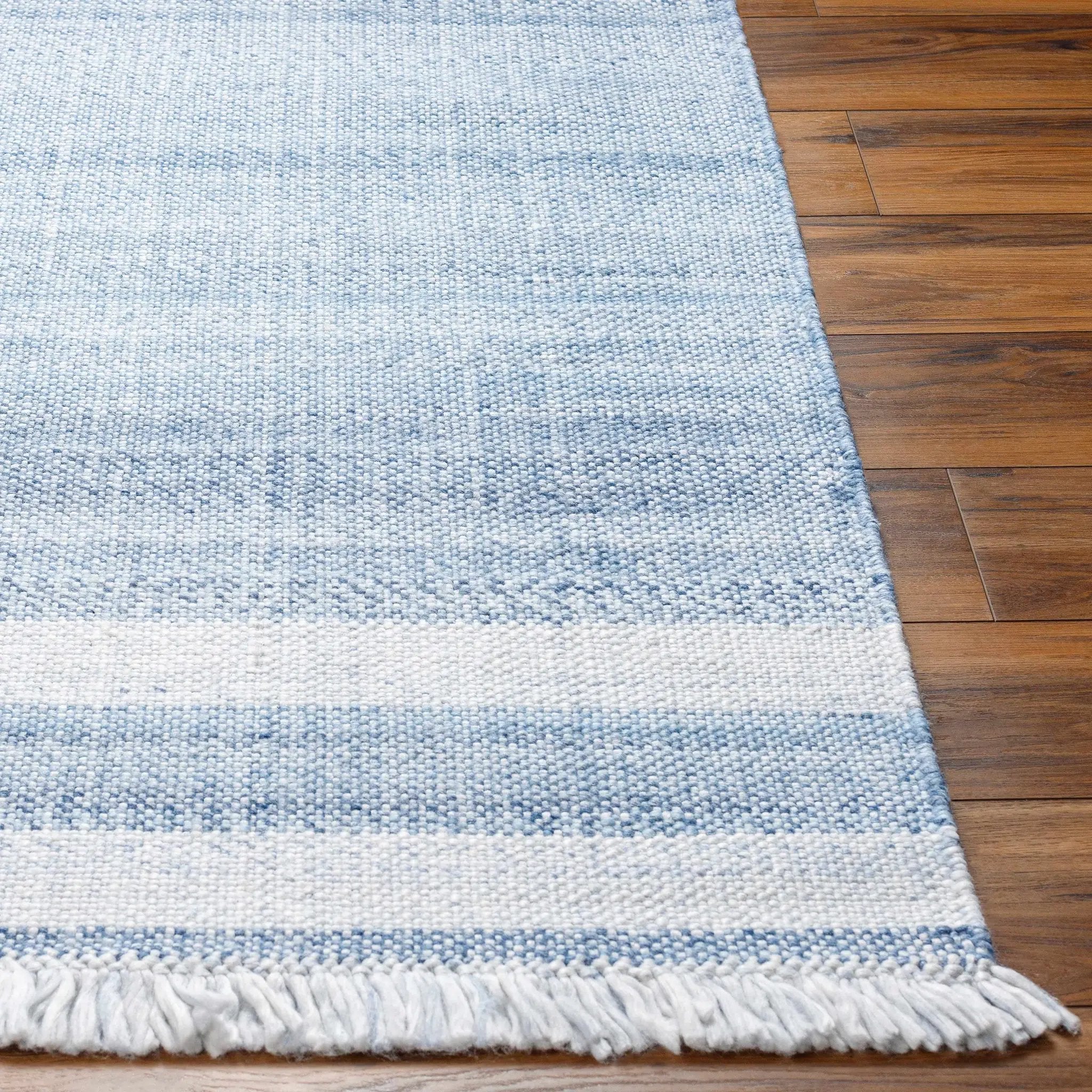 Loic Silver Blue Area Rug by Boutique Rugs