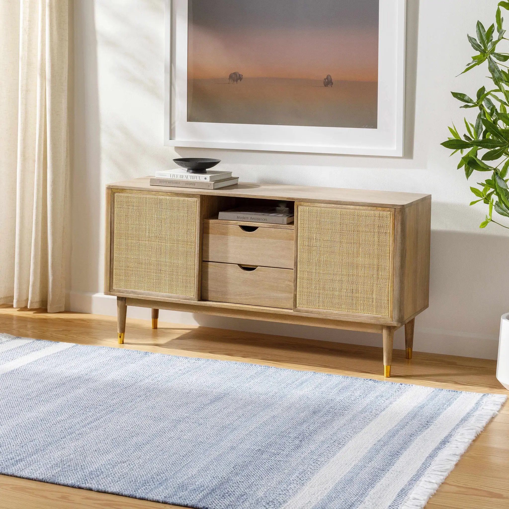 Loic Silver Blue Area Rug by Boutique Rugs
