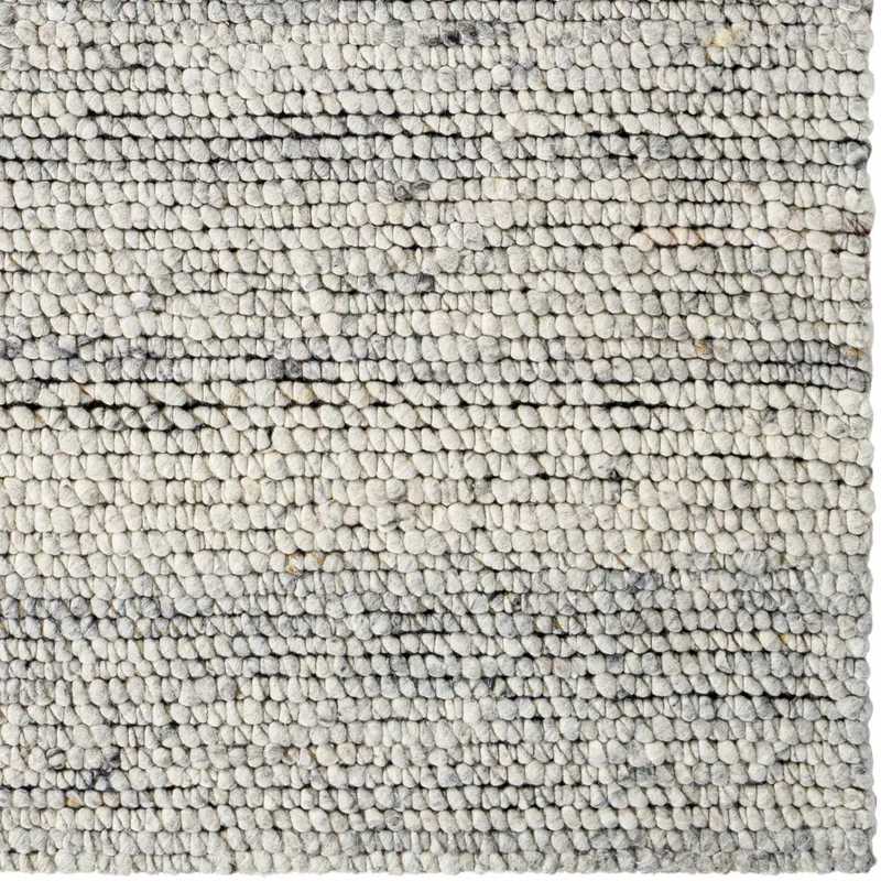 Olisa Cream & Gray Wool Area Rug by Boutique Rugs