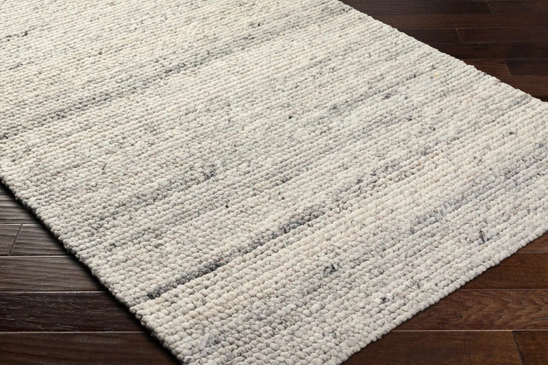 Olisa Cream & Gray Wool Area Rug by Boutique Rugs