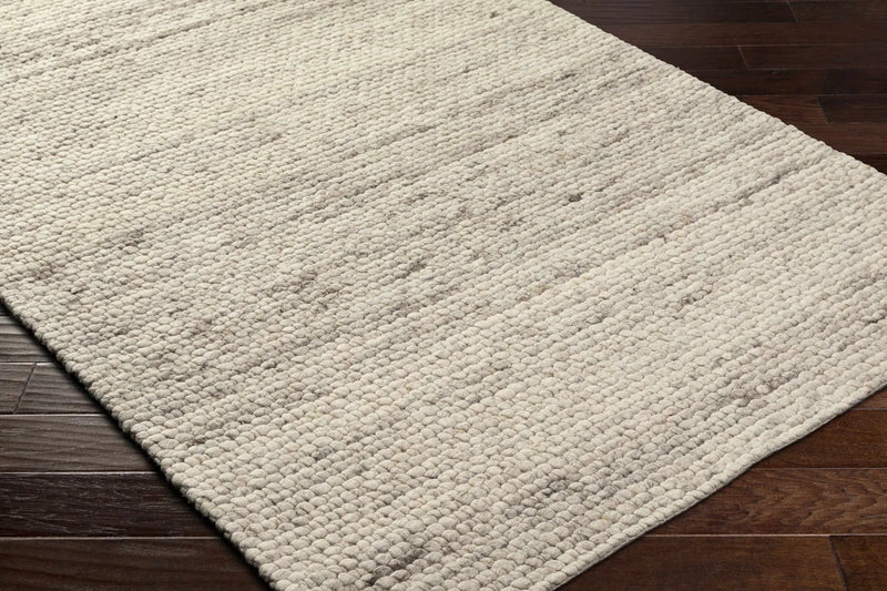 Olisa Beige Wool Area Rug by Boutique Rugs