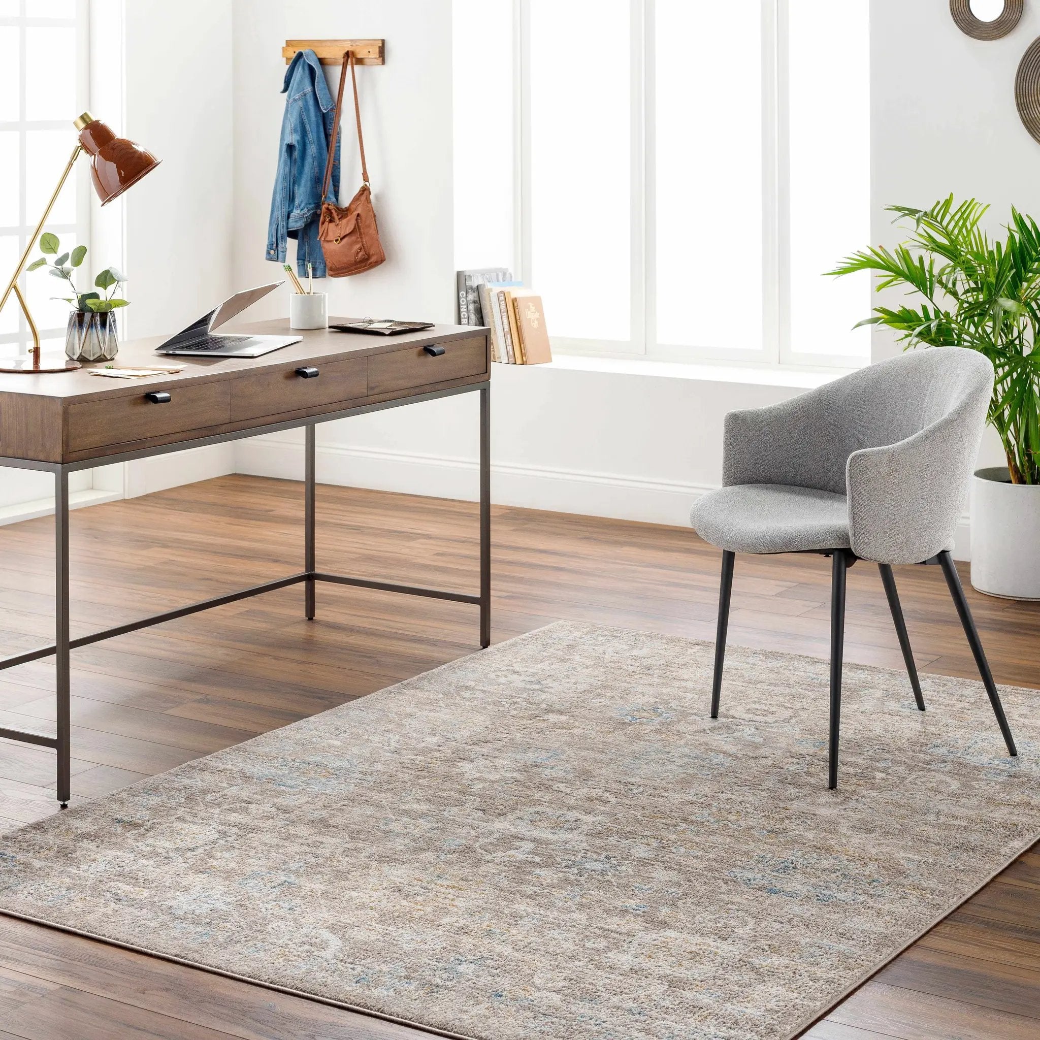 Harim Light Brown Area Rug - Clearance by Boutique Rugs