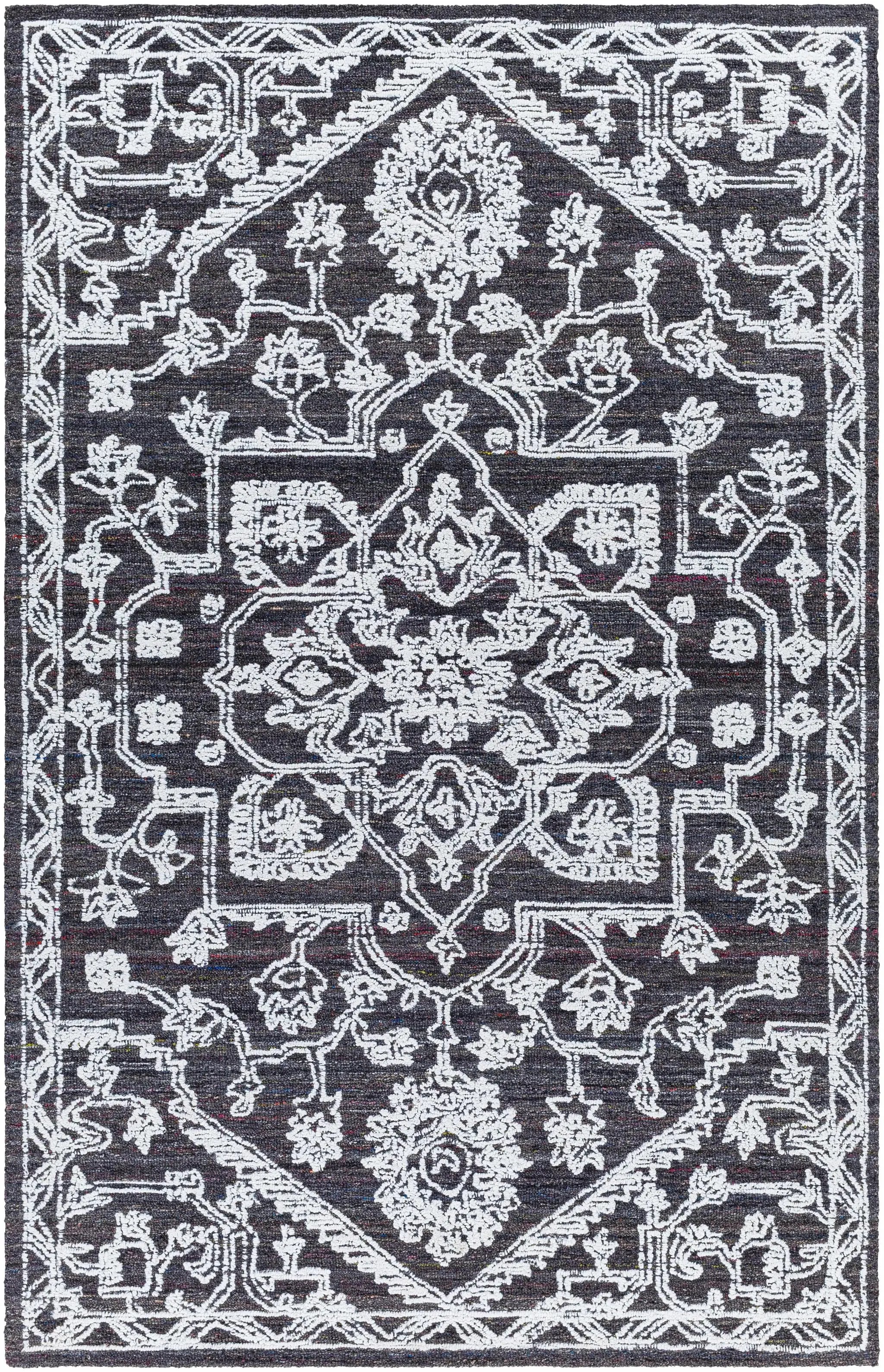 Black Derya Area Rug - Clearance by Boutique Rugs