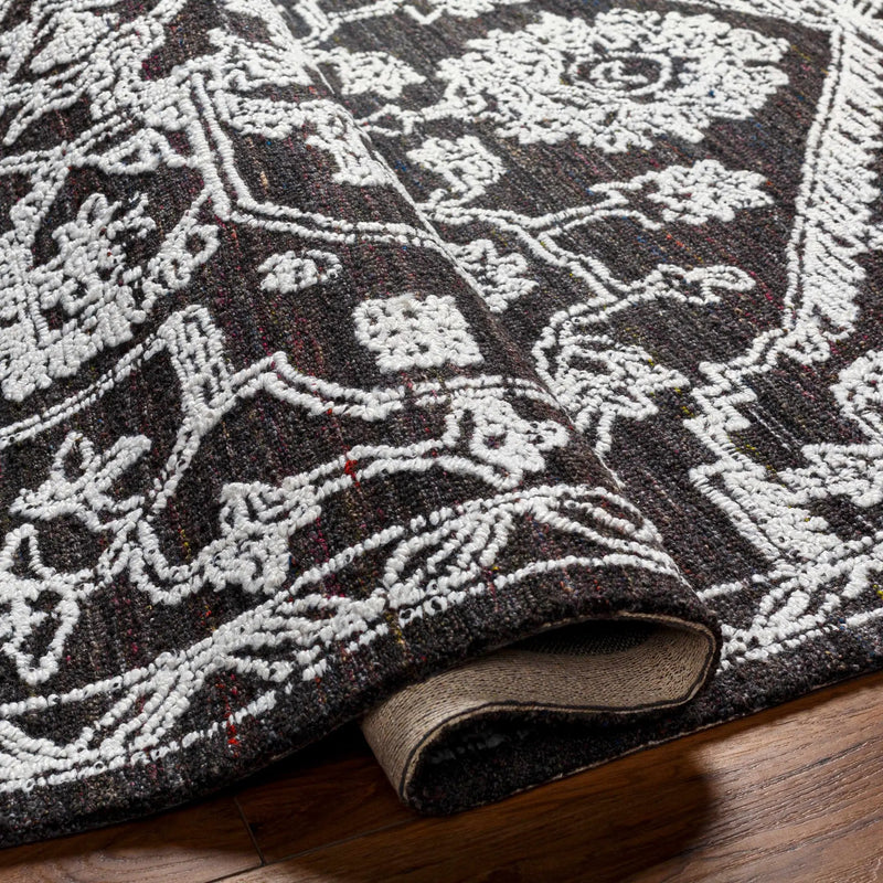 Black Derya Area Rug - Clearance by Boutique Rugs