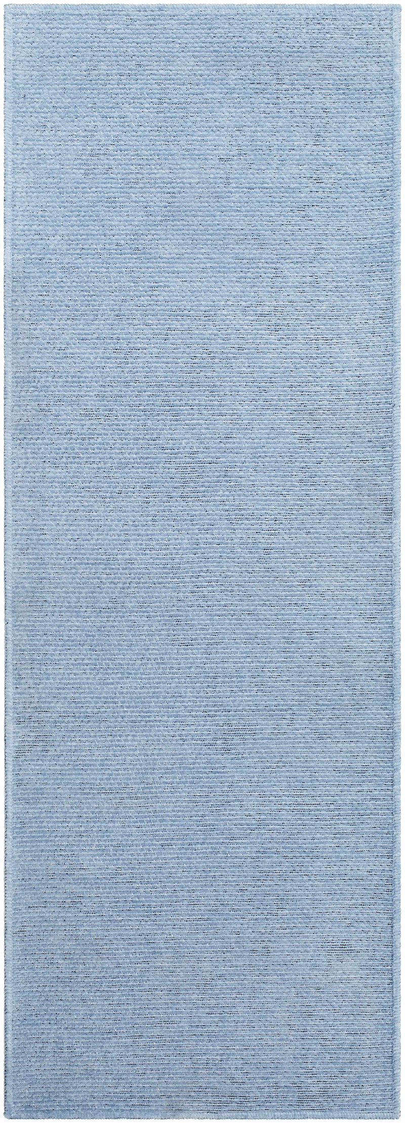 Isako Blue Solid Washable Area Rug - Clearance by Boutique Rugs