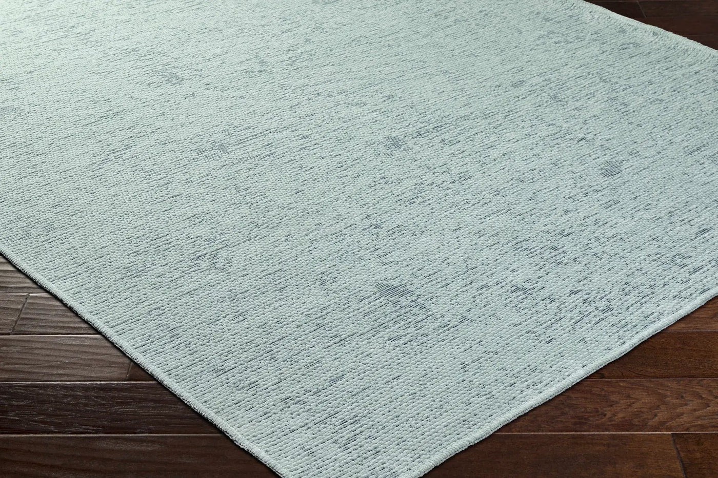 Isako Seafoam Solid Washable Area Rug - Clearance by Boutique Rugs