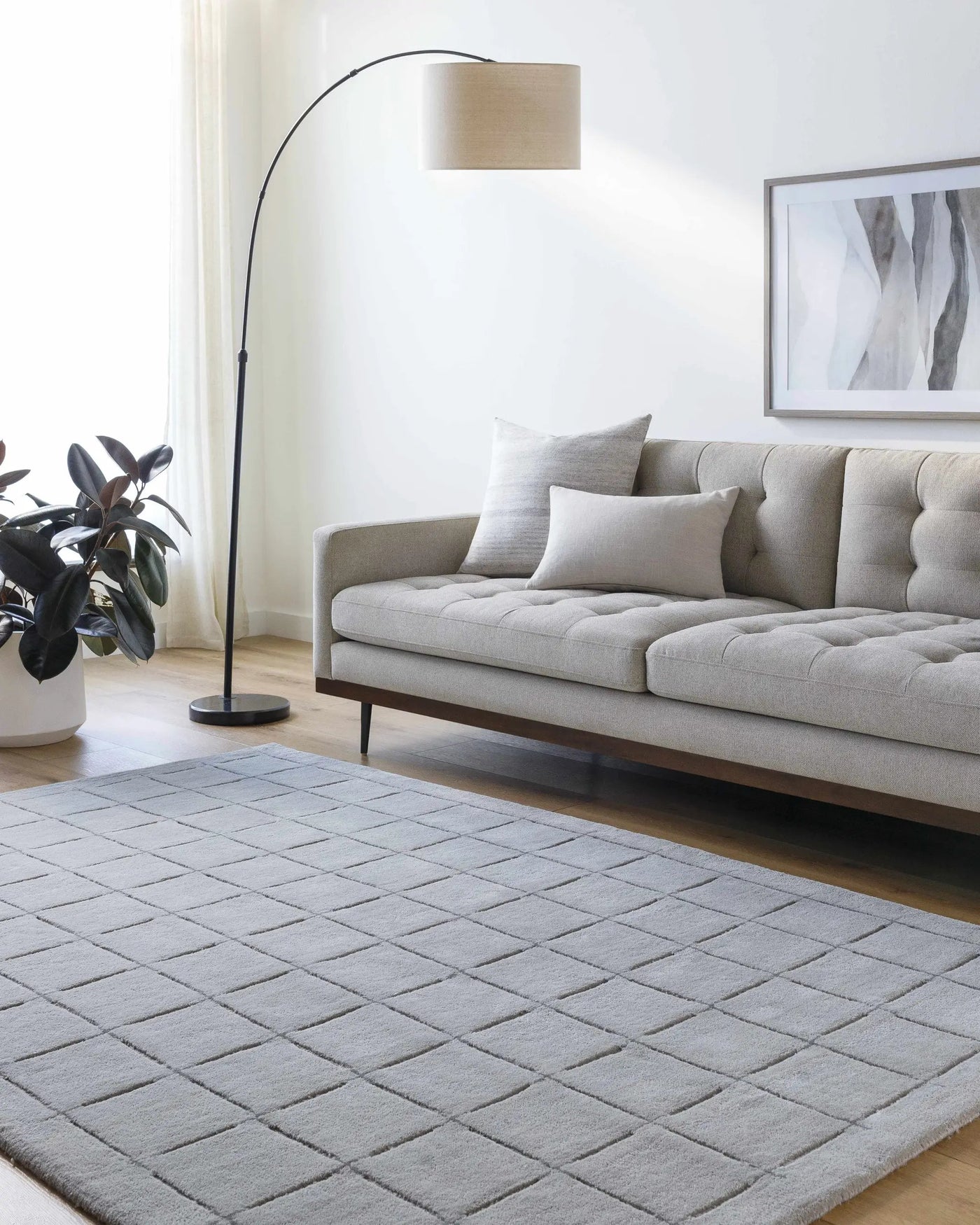 Sanvi Gray Area Rug by Boutique Rugs