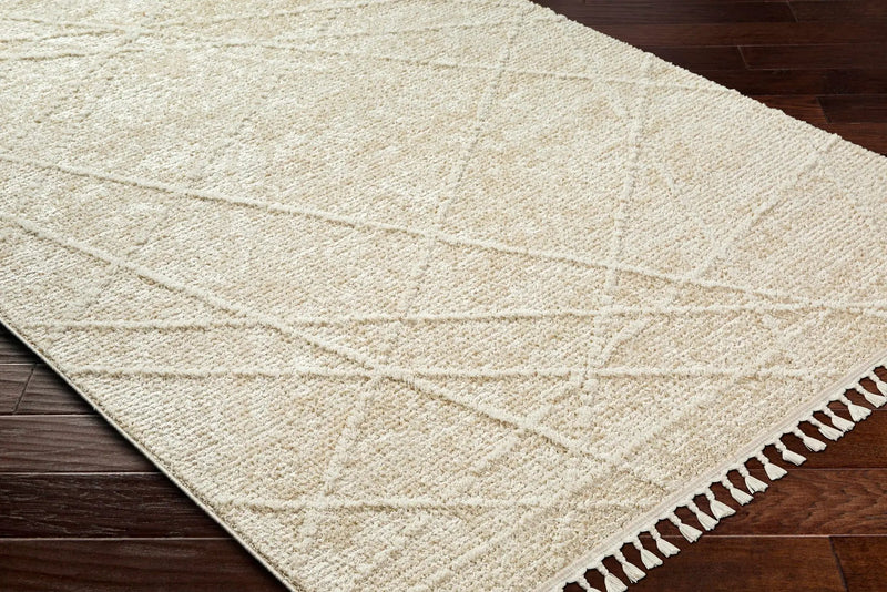 Hosea Cream Area Rug - Clearance by Boutique Rugs