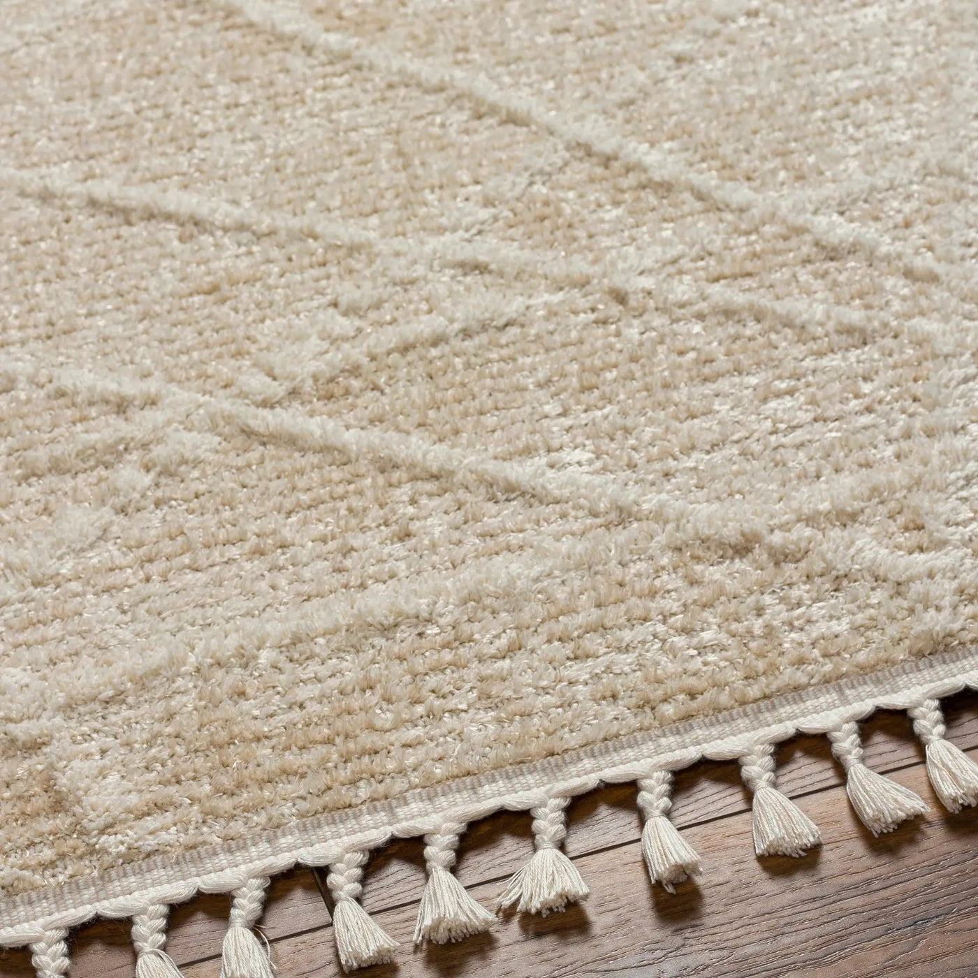 Hosea Cream Area Rug - Clearance by Boutique Rugs