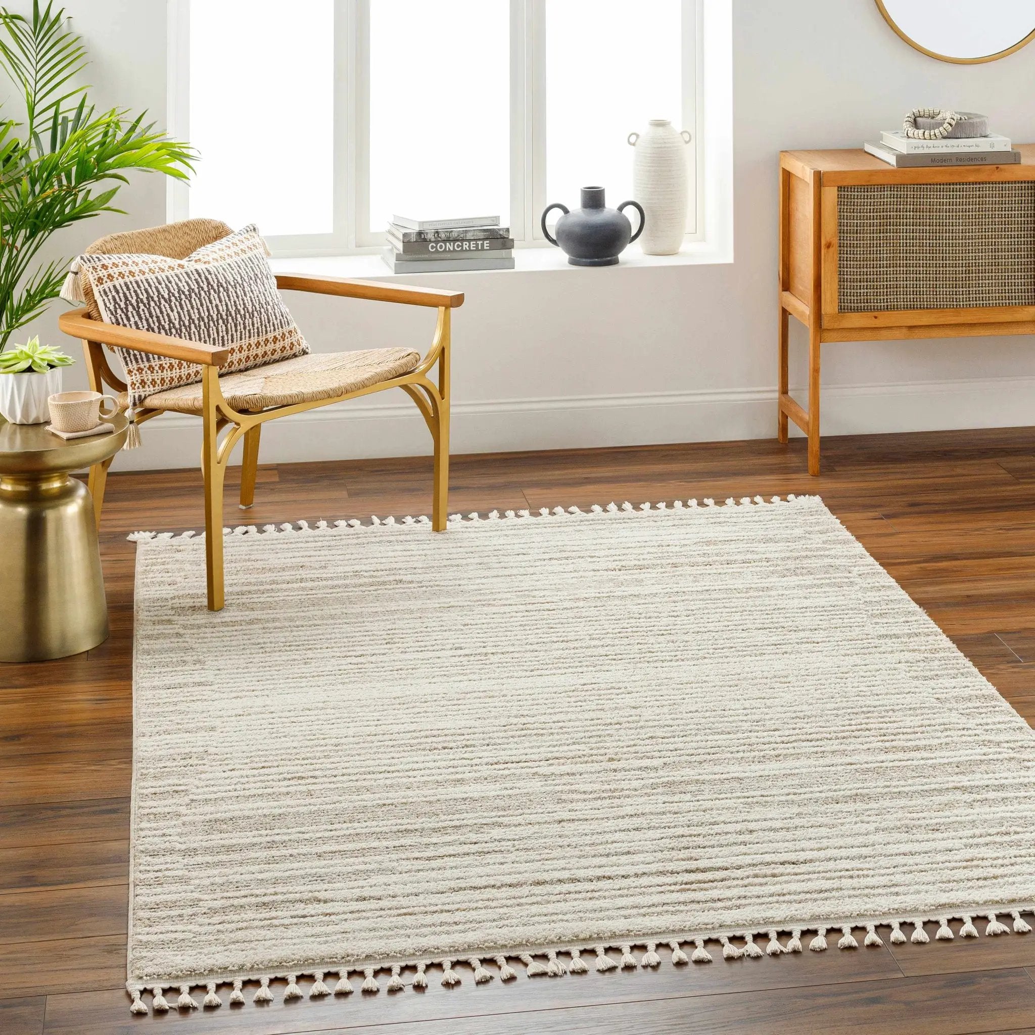 Levy Beige Area Rug - Clearance by Boutique Rugs