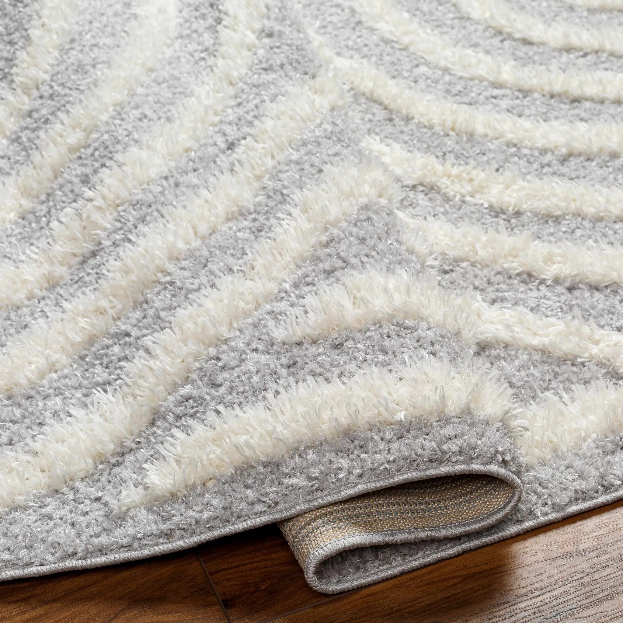 Arnel Gray & Beige Area Rug by Boutique Rugs