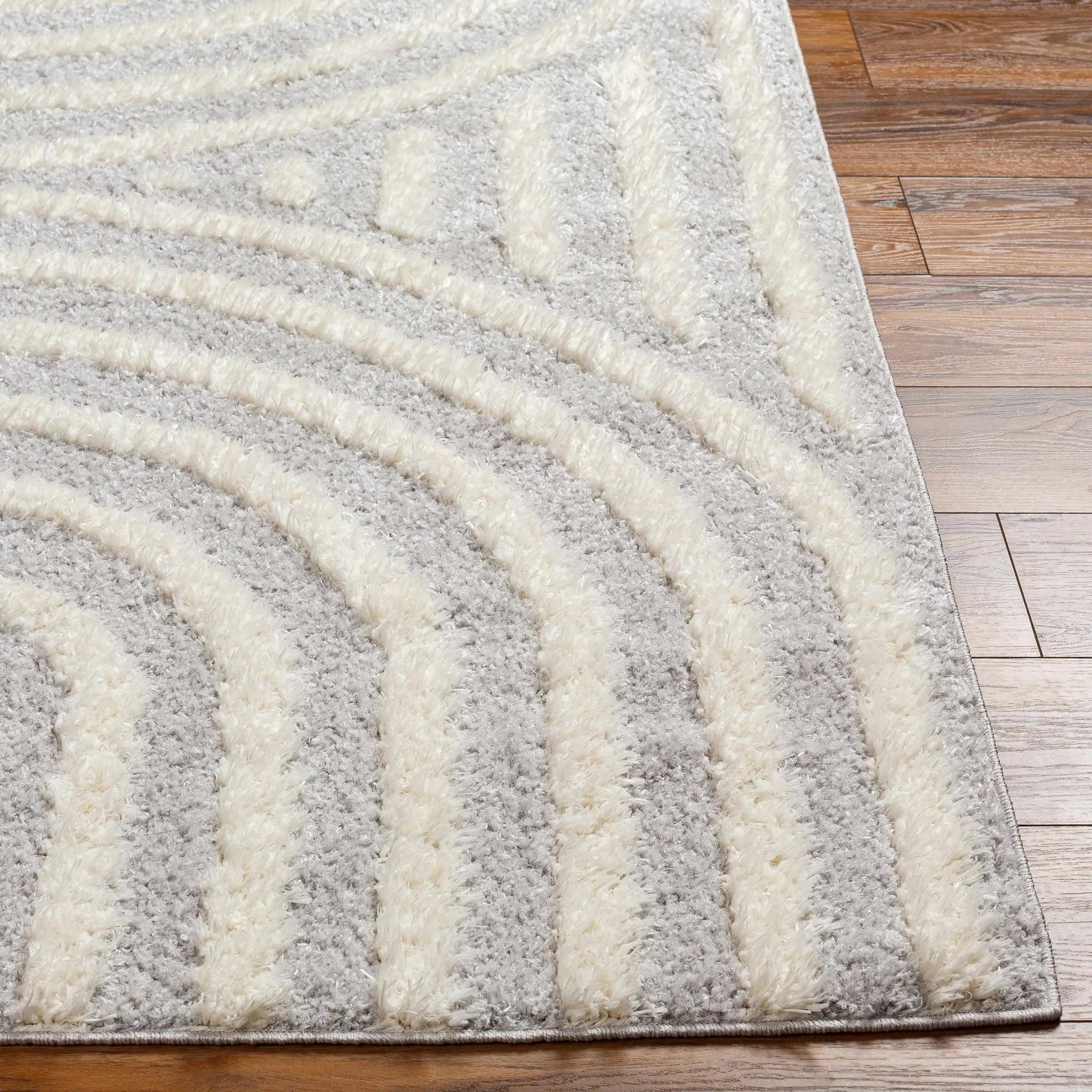 Arnel Gray & Beige Area Rug by Boutique Rugs