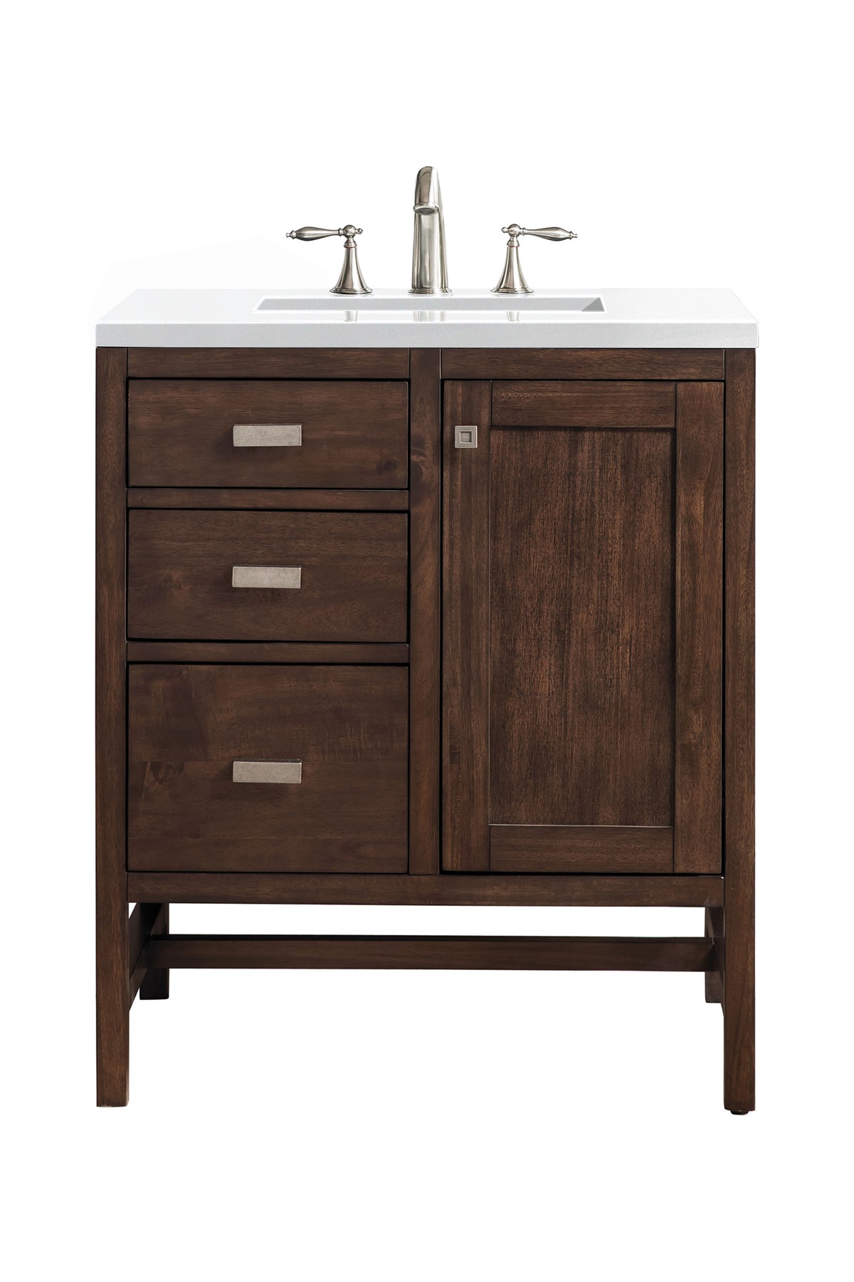 James Martin Addison 30" Single Bathroom Vanity, Mid-Century Acacia, view 19