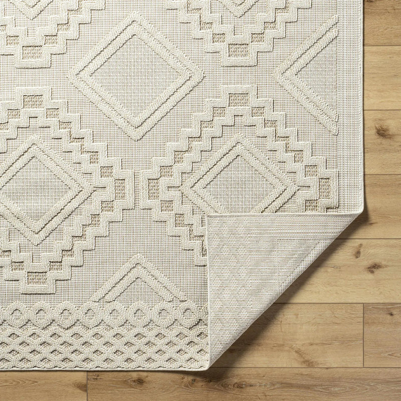 Arwid Bone Outdoor Area Rug - Clearance by Boutique Rugs