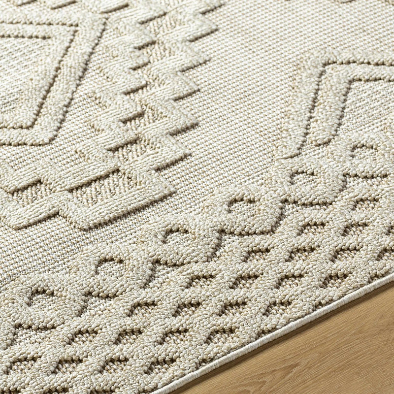 Arwid Bone Outdoor Area Rug - Clearance by Boutique Rugs