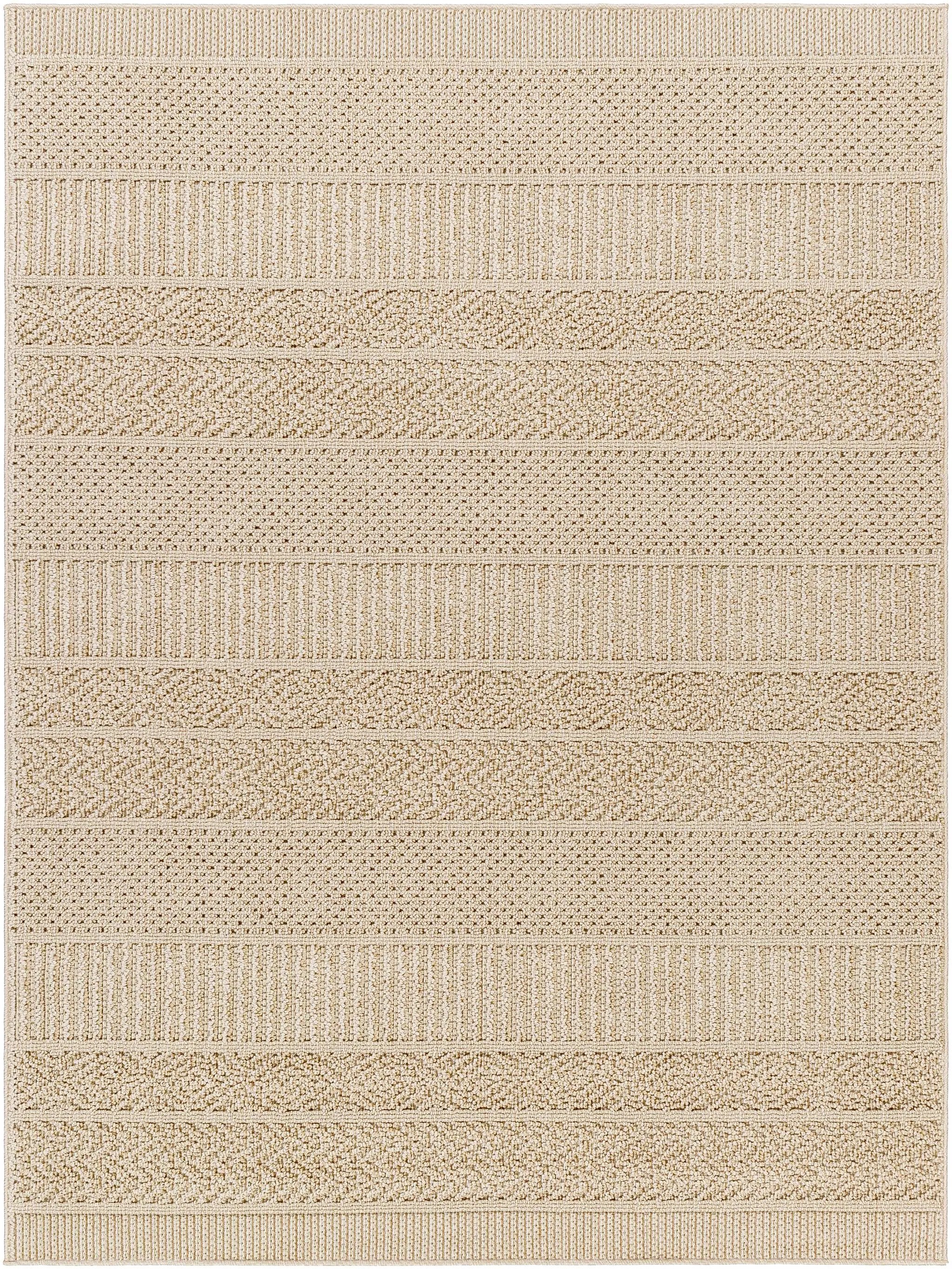 Corom Beige Outdoor Area Rug - Clearance by Boutique Rugs