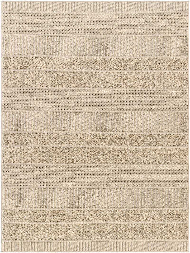 Corom Beige Outdoor Area Rug - Clearance by Boutique Rugs