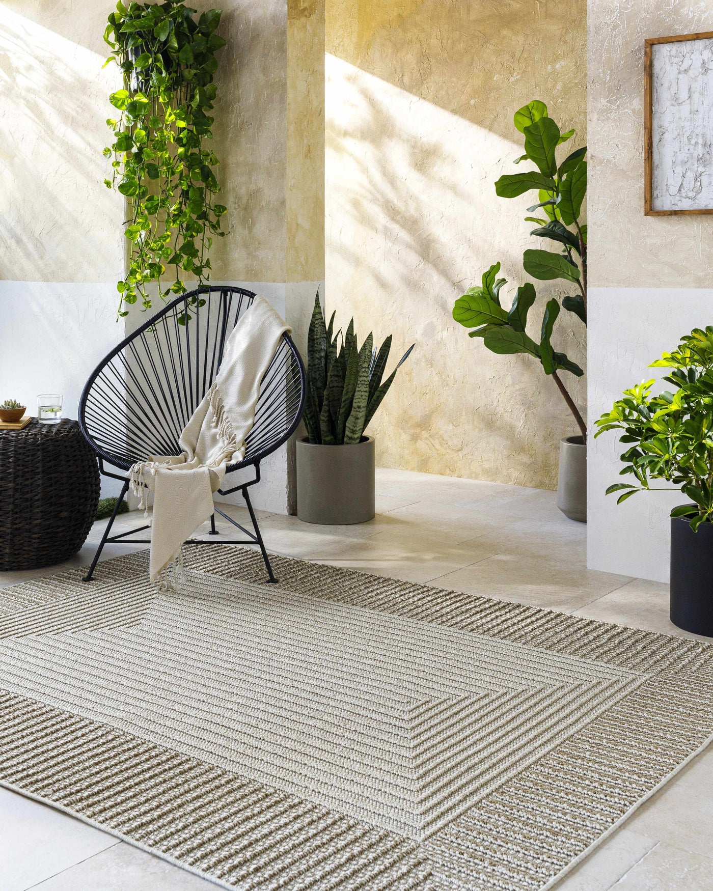 Gurij Outdoor Area Rug - Clearance by Boutique Rugs