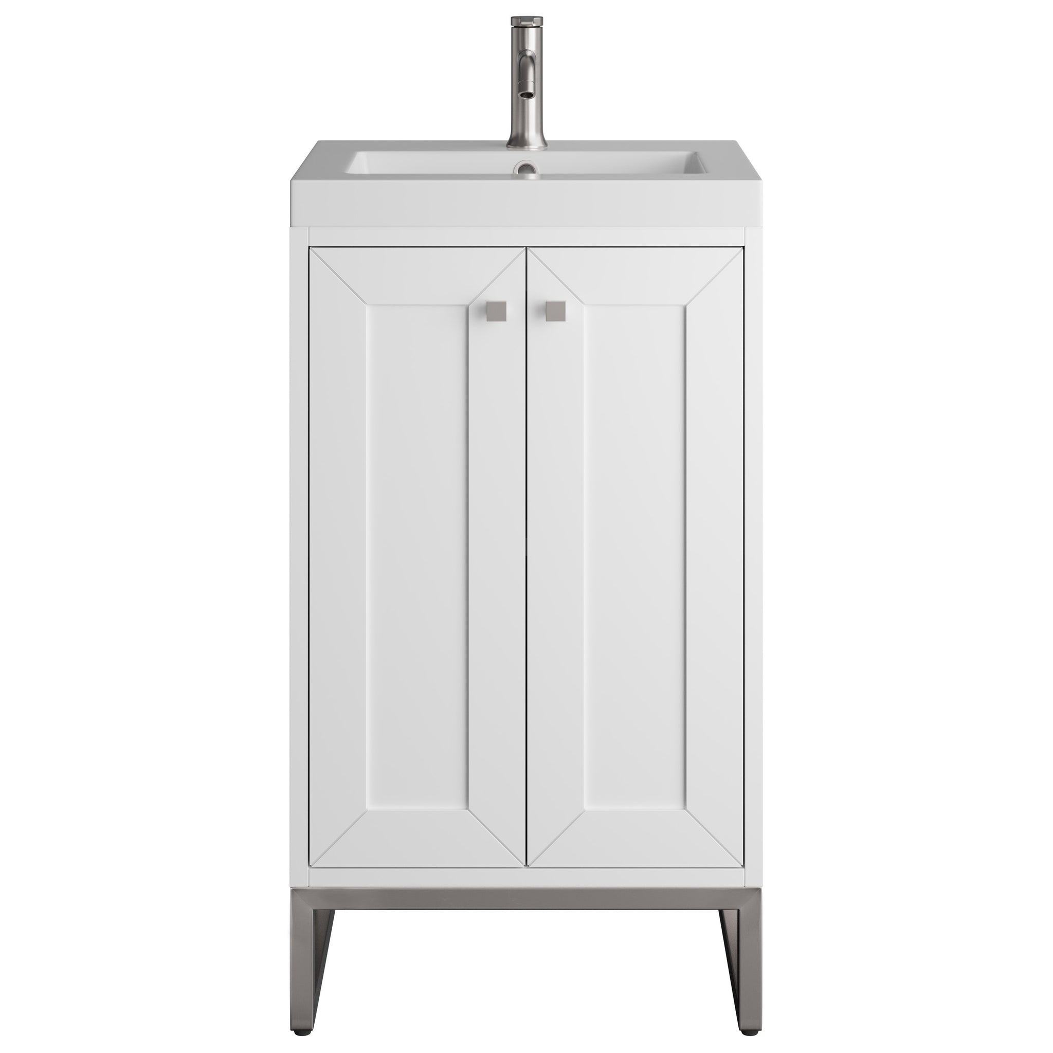 James Martin Chianti 20" Single Bathroom Vanity, Glossy White by James Martin