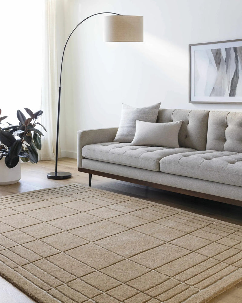 Sedna Brown Wool Area Rug by Boutique Rugs