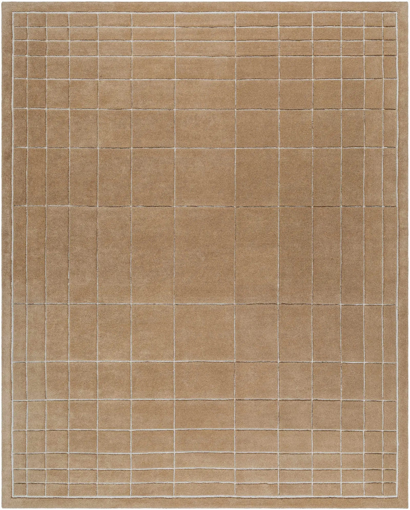 Sedna Brown Wool Area Rug by Boutique Rugs