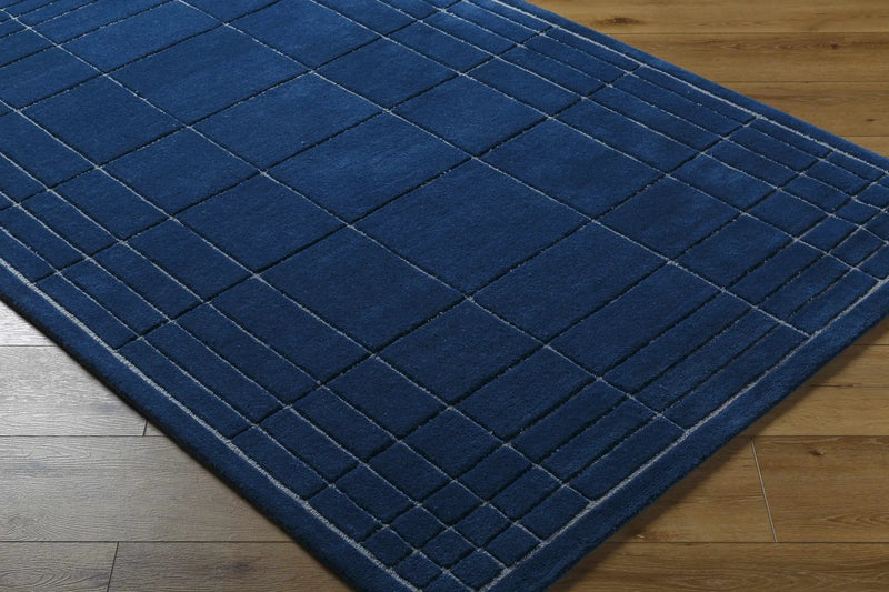 Sedna Navy Wool Area Rug by Boutique Rugs