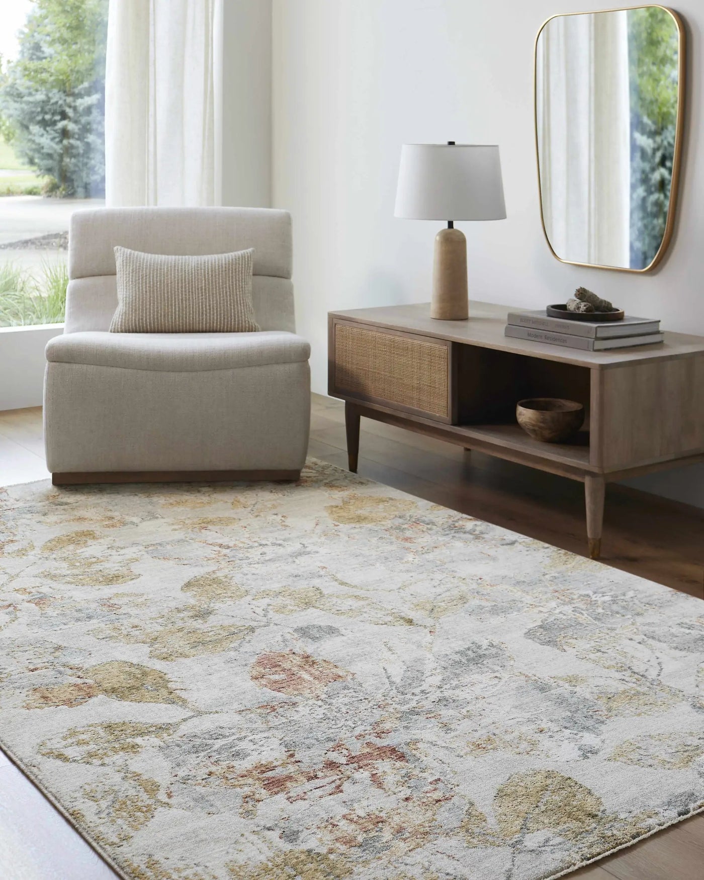 Ouida Floral Rug by Boutique Rugs