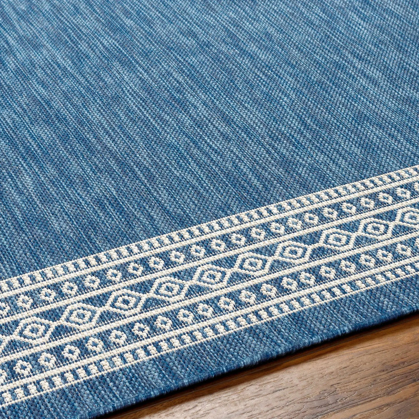 Aleli Blue Outdoor Area Rug - Clearance by Boutique Rugs