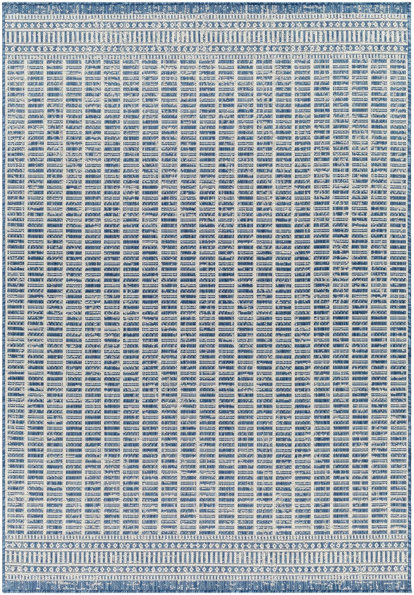 Amena Blue Outdoor Area Rug - Clearance by Boutique Rugs