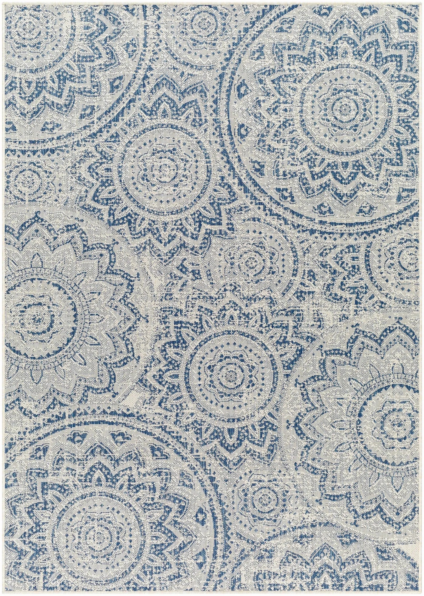 Ayala Blue Durable Outdoor Rug by Boutique Rugs