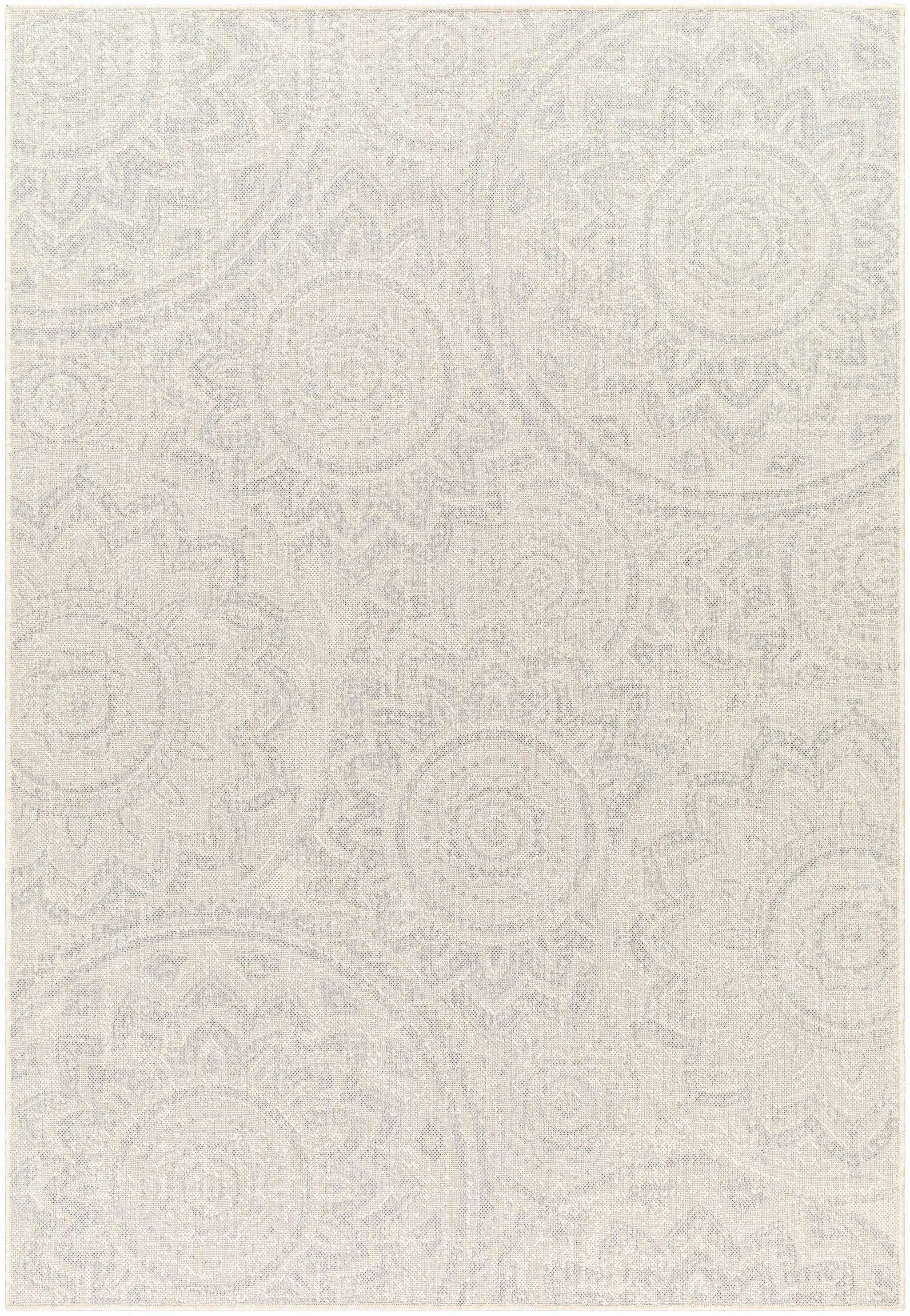 Ayala Cream Outdoor Area Rug - Clearance by Boutique Rugs