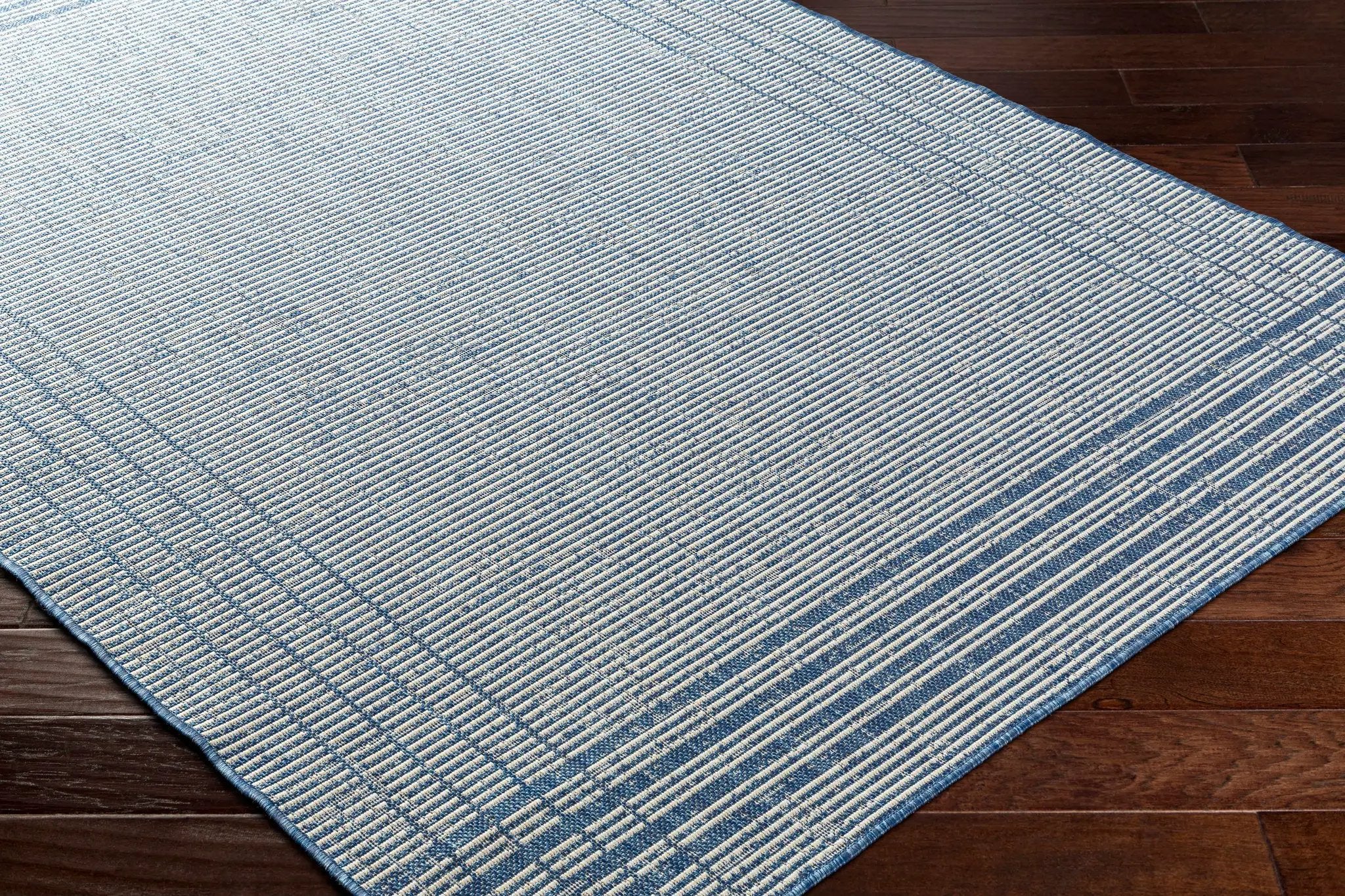 Eneco Blue Outdoor Area Rug - Clearance by Boutique Rugs