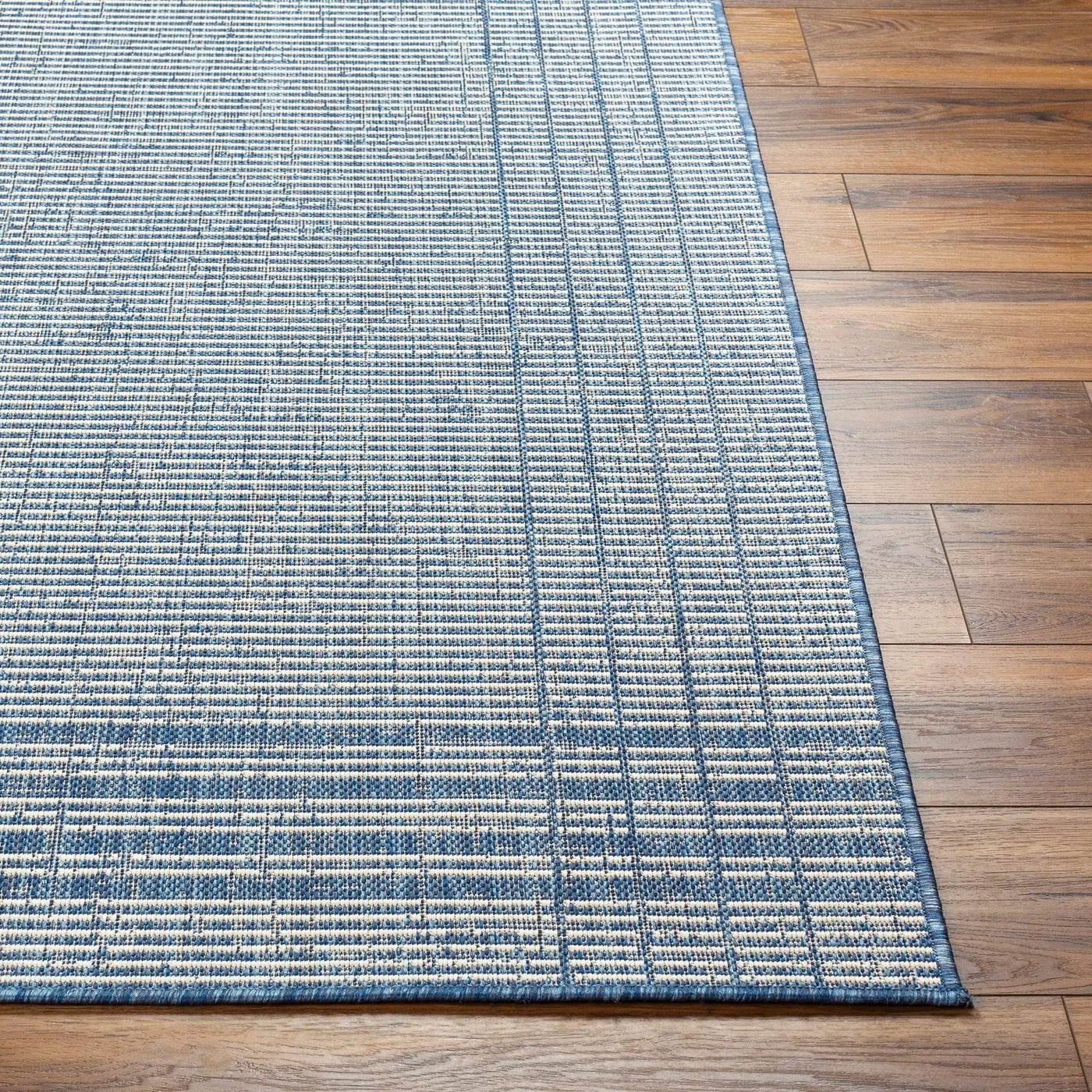 Eneco Blue Outdoor Area Rug - Clearance by Boutique Rugs