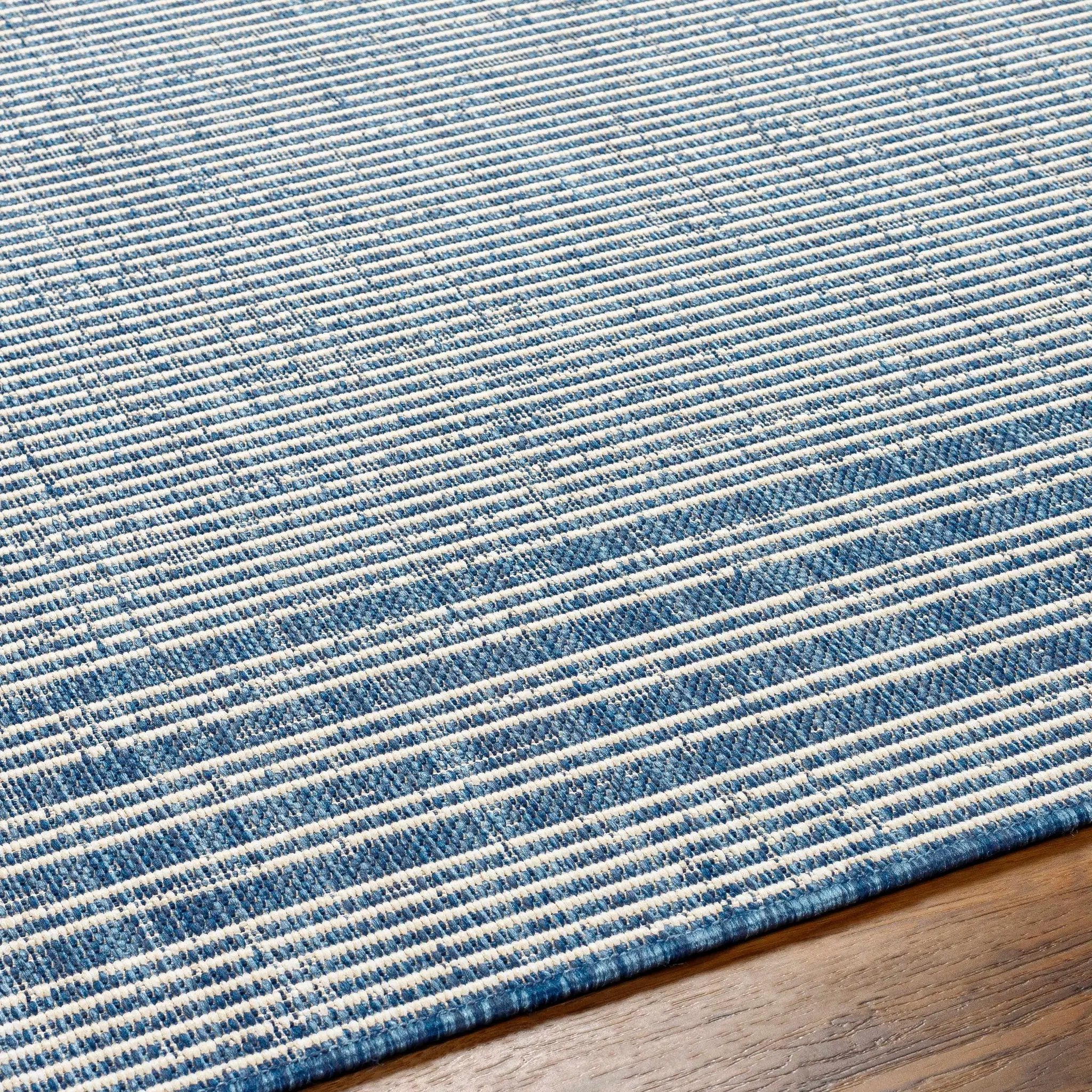 Eneco Blue Outdoor Area Rug - Clearance by Boutique Rugs